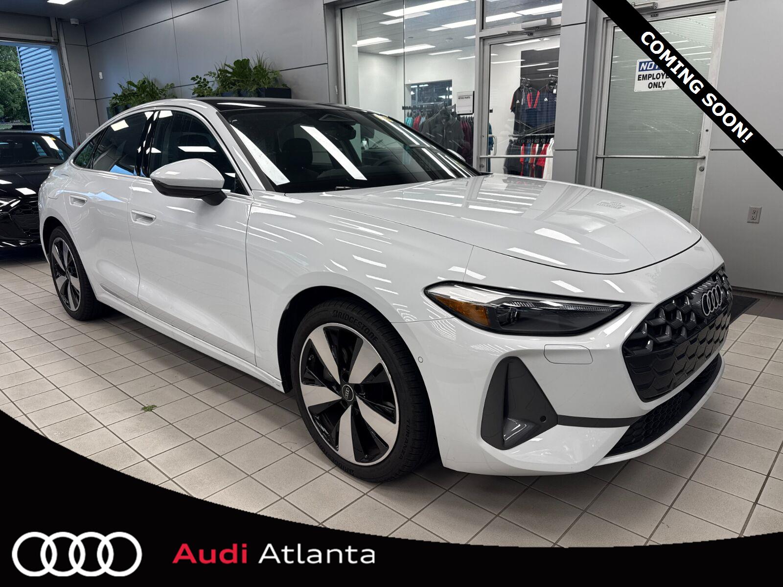 Glacier White Metallic 2025 Audi A5 Sedan All-Wheel Drive Automatic