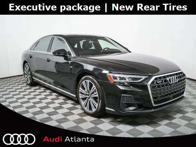 Mythos Black Metallic 2023 Audi A8 Sedan All-Wheel Drive Automatic