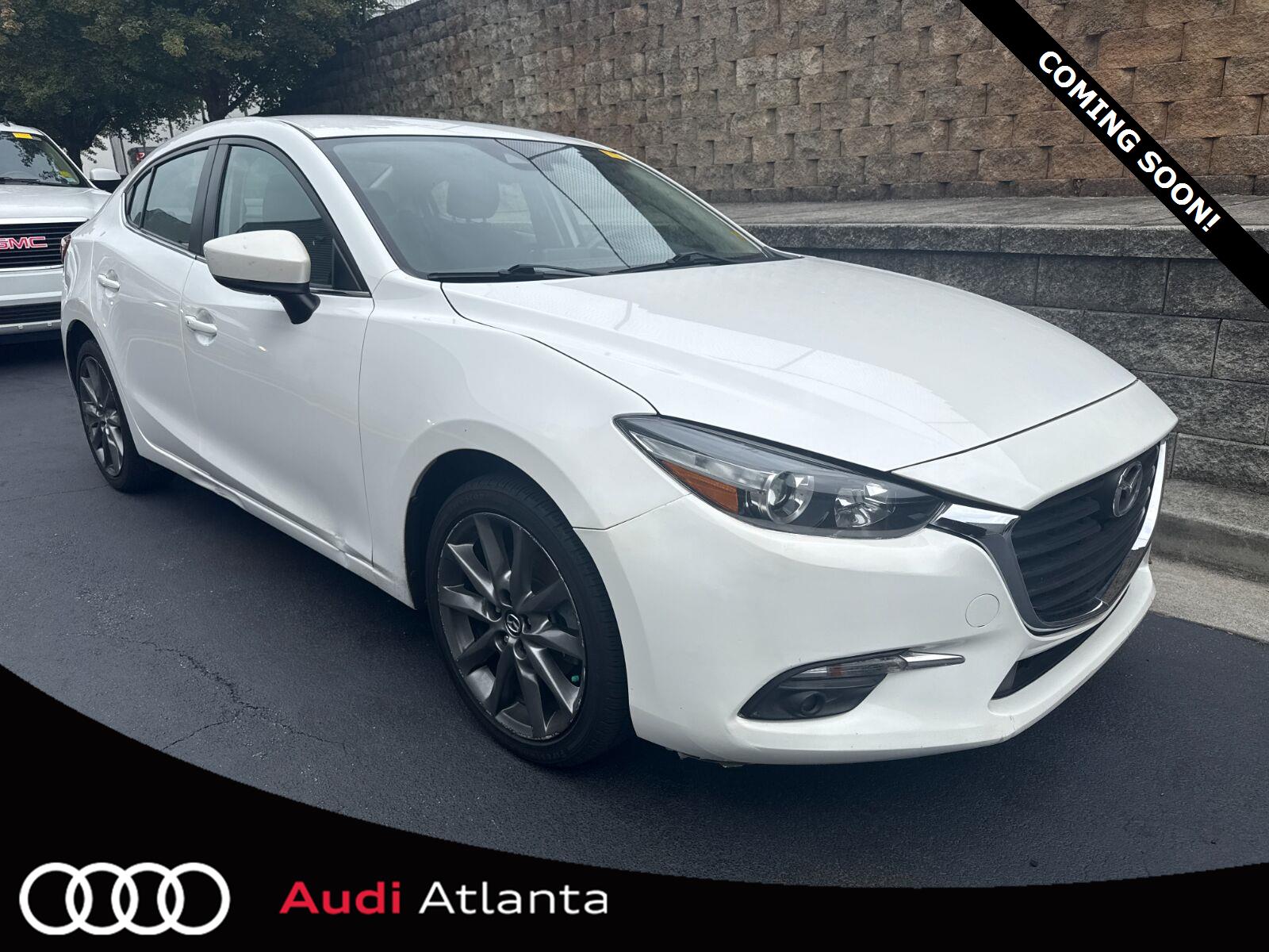 Snowflake White Pearl Mica 2018 Mazda MAZDA3 Sedan Front-Wheel Drive Automatic