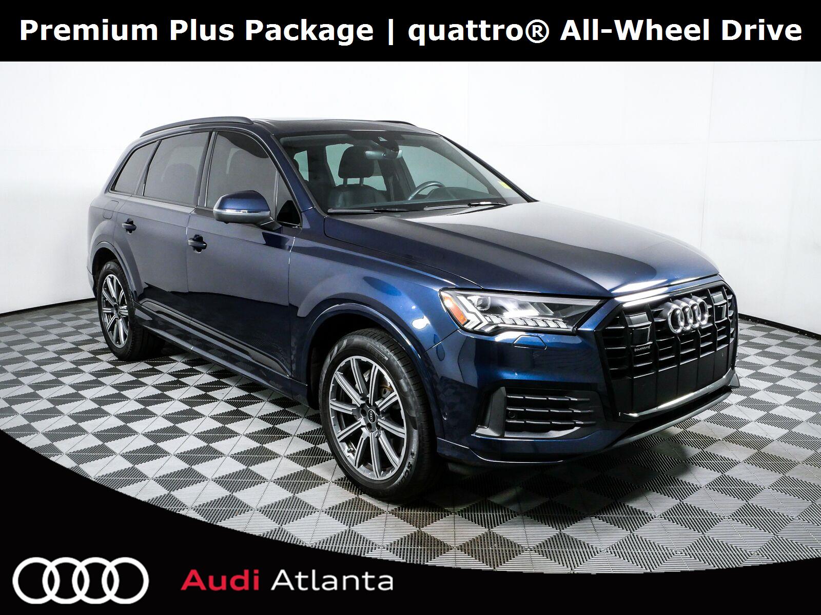 Waitomo Blue Metallic 2023 Audi Q7 SUV / Crossover All-Wheel Drive Automatic