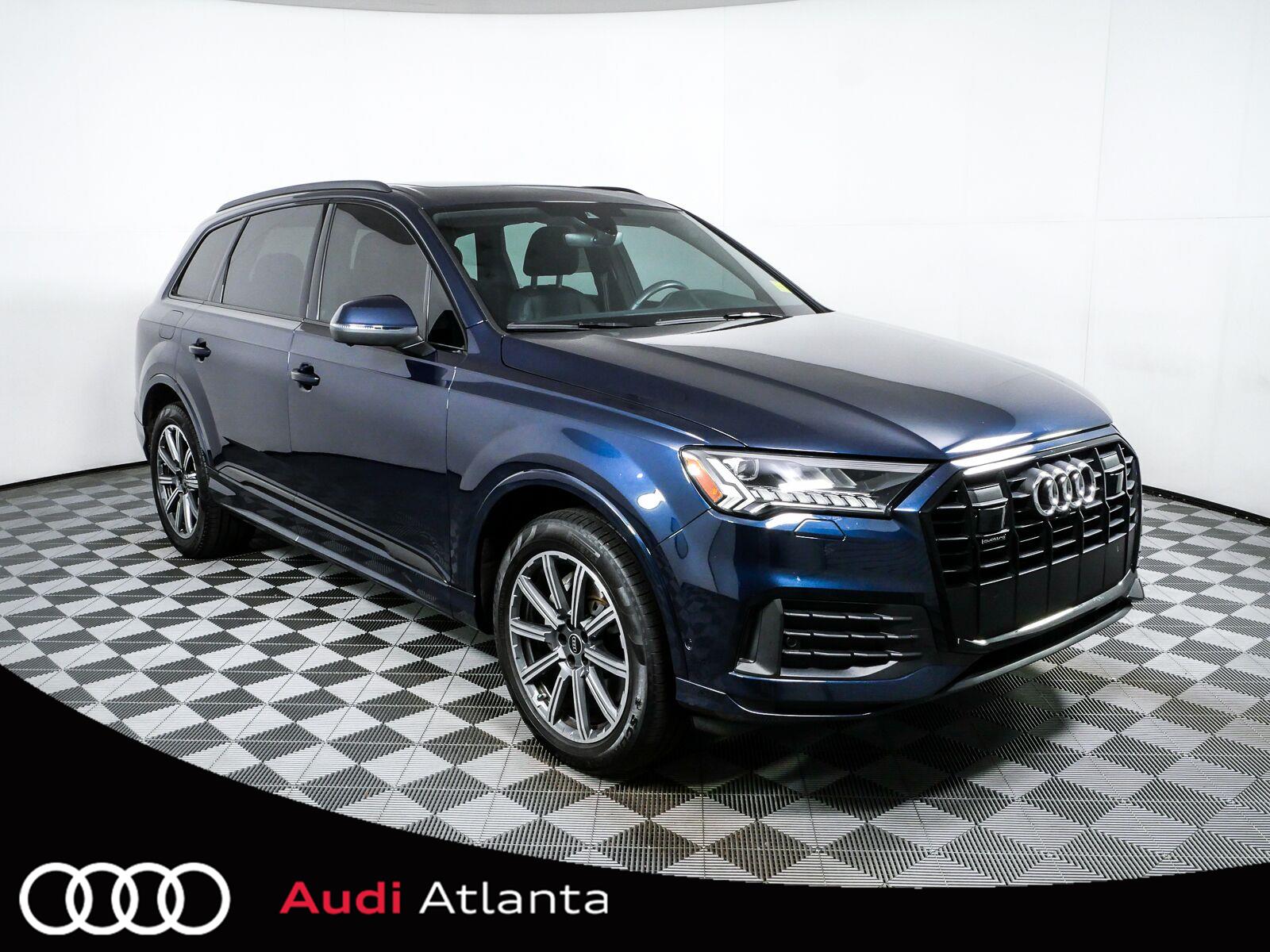 Waitomo Blue Metallic 2023 Audi Q7 SUV / Crossover All-Wheel Drive Automatic