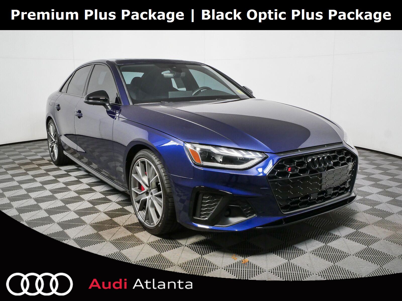 Navarra Blue Metallic 2023 Audi S4 Sedan All-Wheel Drive Automatic