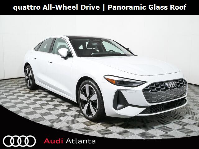 Glacier White Metallic 2025 Audi A5 Sedan All-Wheel Drive Automatic