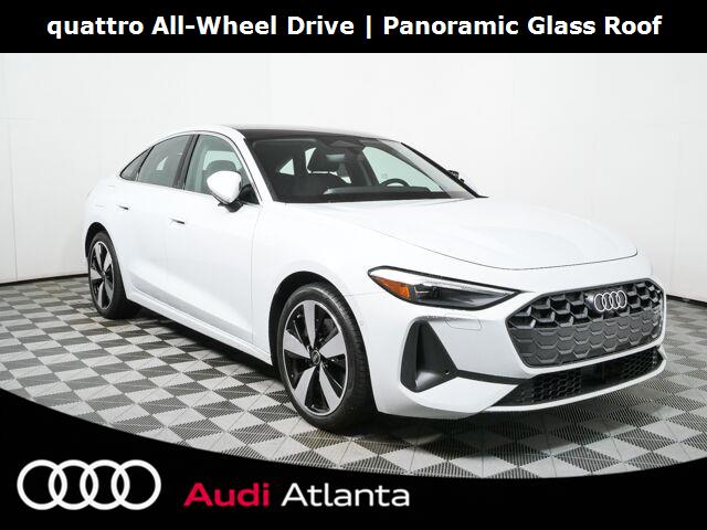 Glacier White Metallic 2025 Audi A5 Sedan All-Wheel Drive Automatic