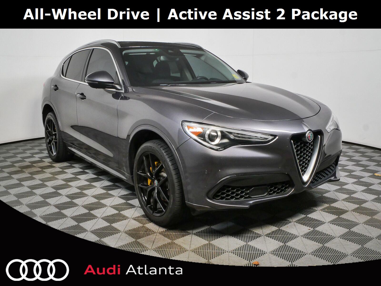 Vesuvio Gray Metallic 2021 Alfa Romeo Stelvio SUV / Crossover All-Wheel Drive Automatic