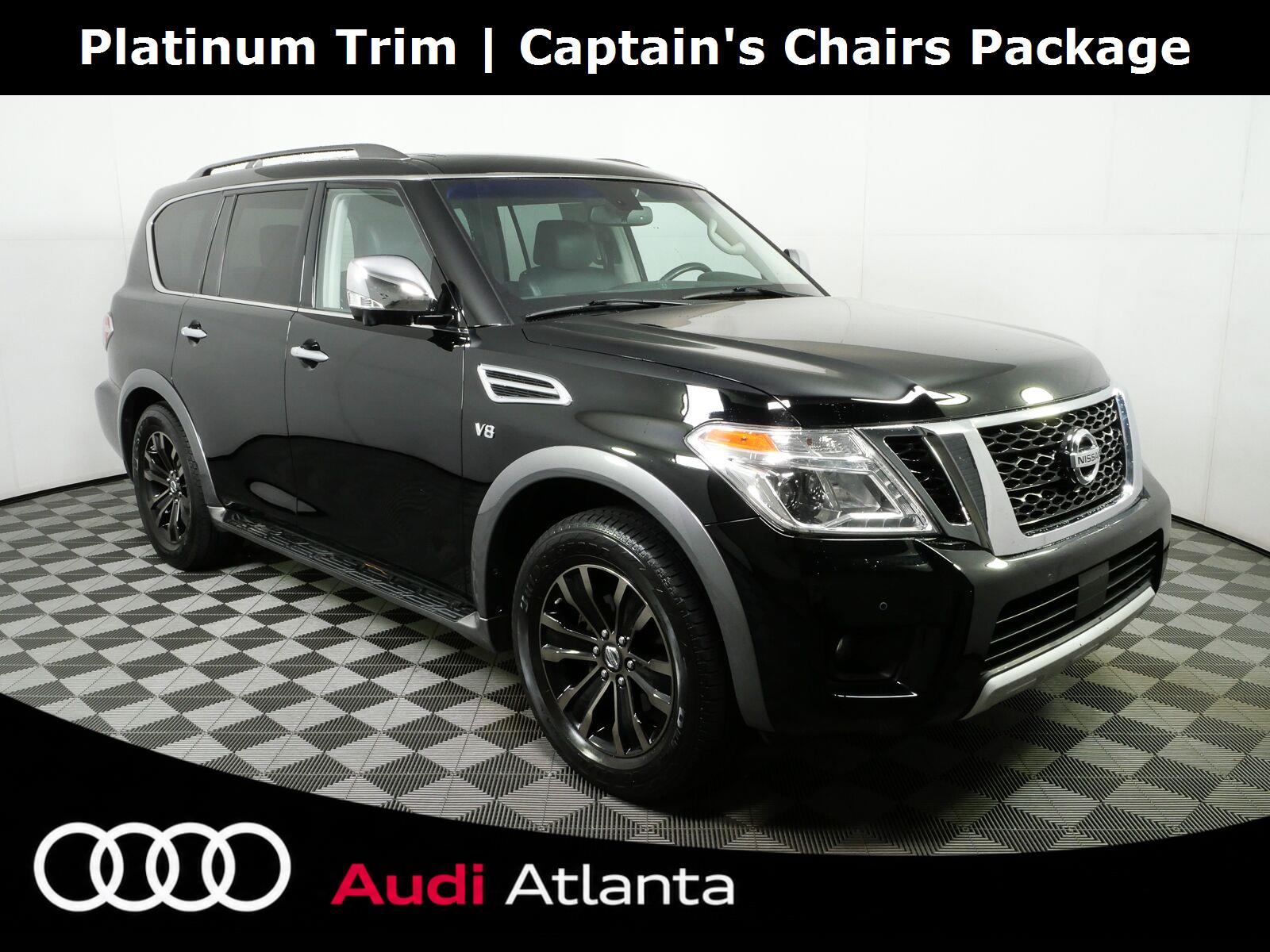 Super Black 2017 Nissan Armada SUV / Crossover Four-Wheel Drive Automatic