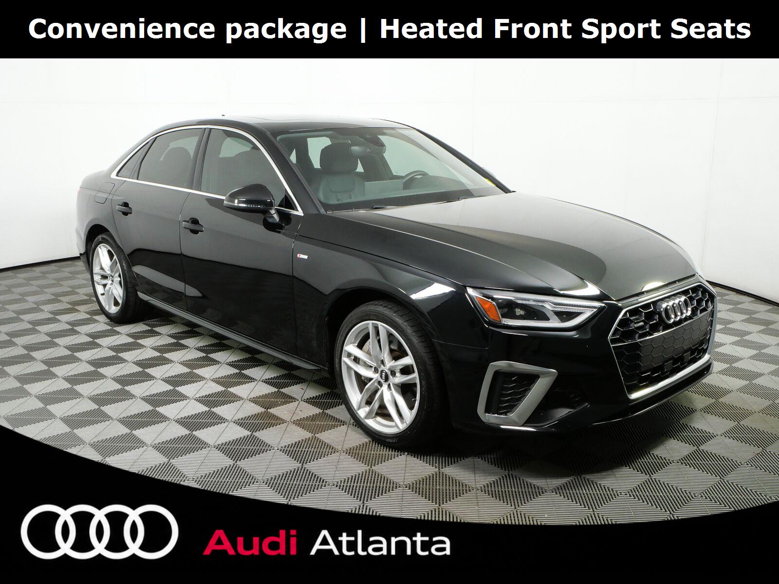 Mythos Black Metallic 2021 Audi A4 Sedan All-Wheel Drive Automatic