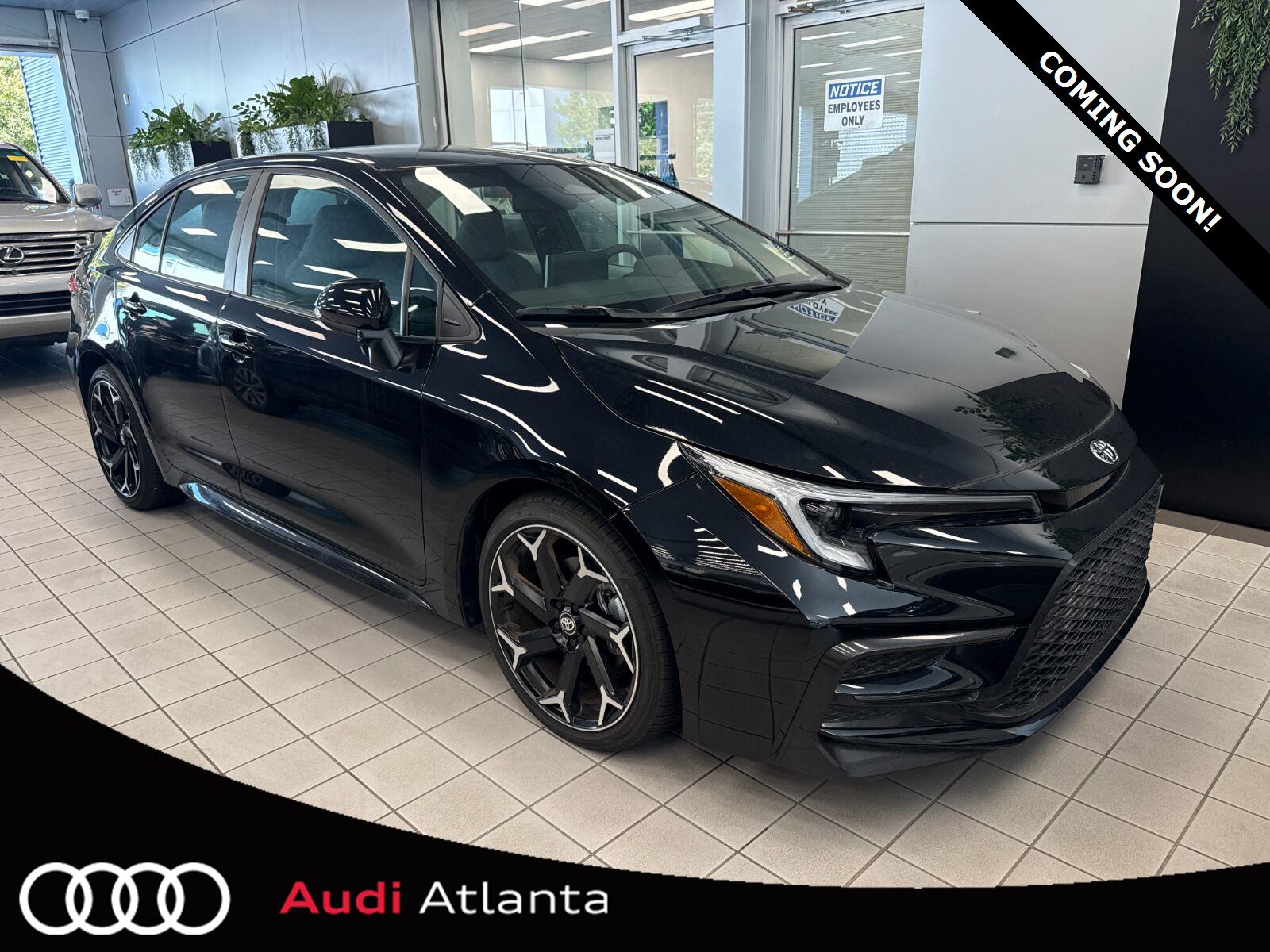 Midnight Black Metallic 2025 Toyota Corolla Sedan Front-Wheel Drive Continuously Variable Transmission