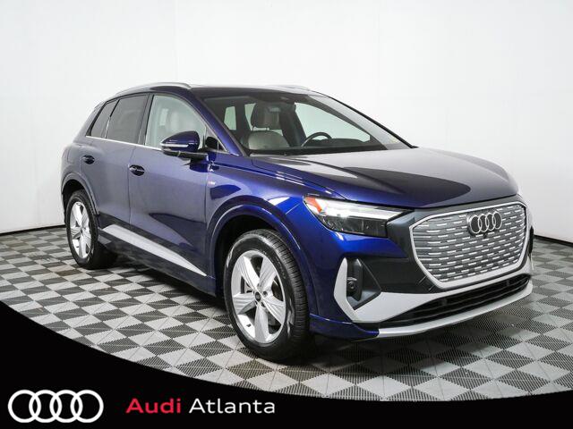 Navarra Blue Metallic 2023 Audi Q4 e-tron SUV / Crossover All-Wheel Drive Automatic