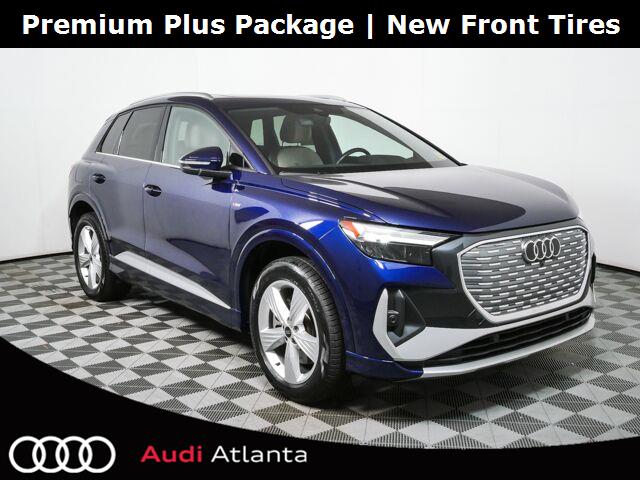 Navarra Blue Metallic 2023 Audi Q4 e-tron SUV / Crossover All-Wheel Drive Automatic
