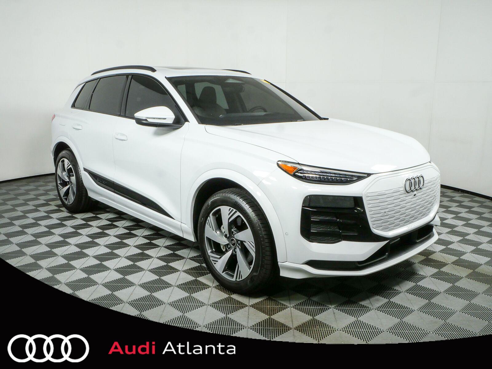 Glacier White Metallic 2025 Audi Q6 e-tron SUV / Crossover All-Wheel Drive Automatic