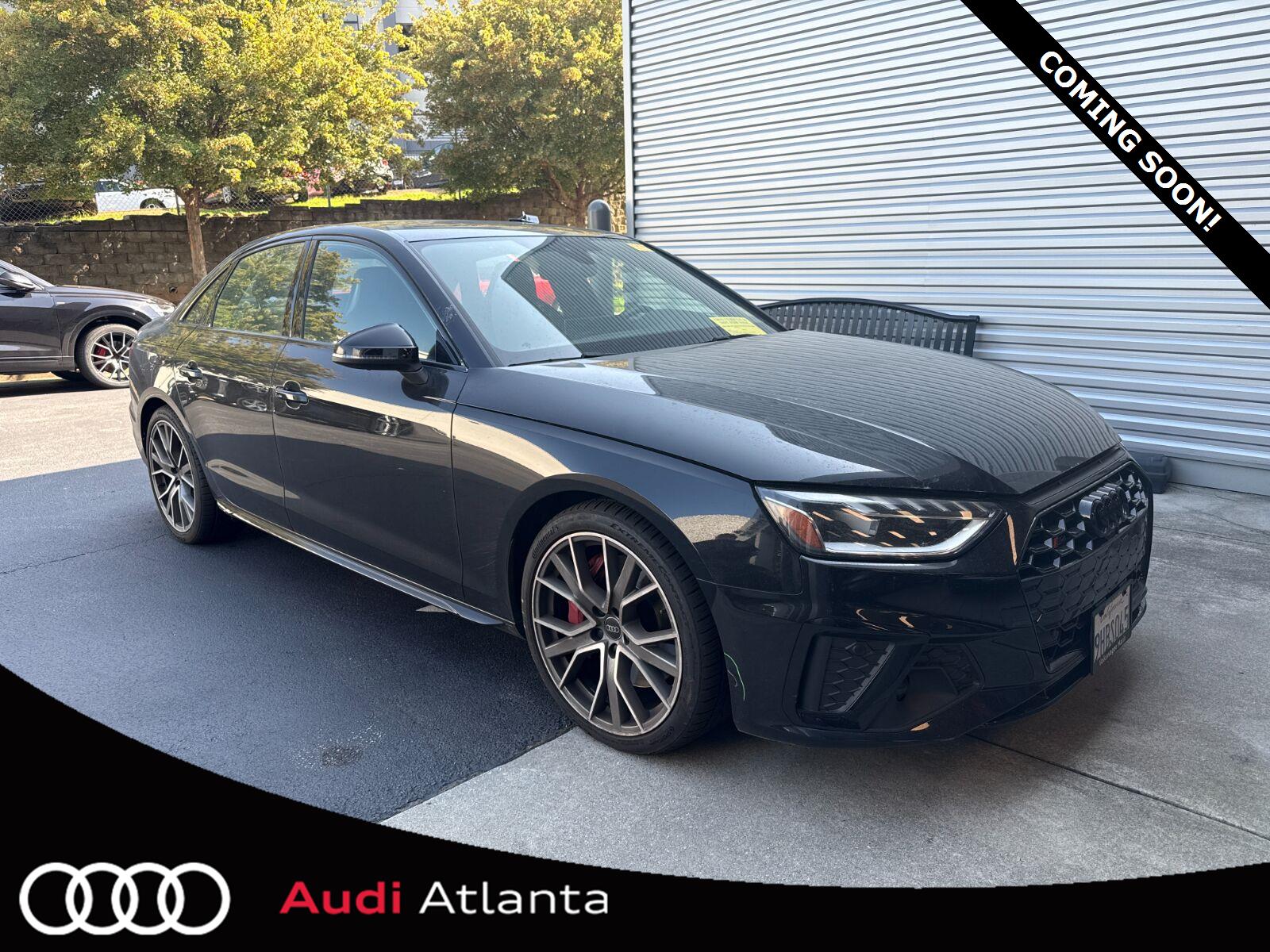 Mythos Black Metallic 2023 Audi S4 Sedan All-Wheel Drive Automatic