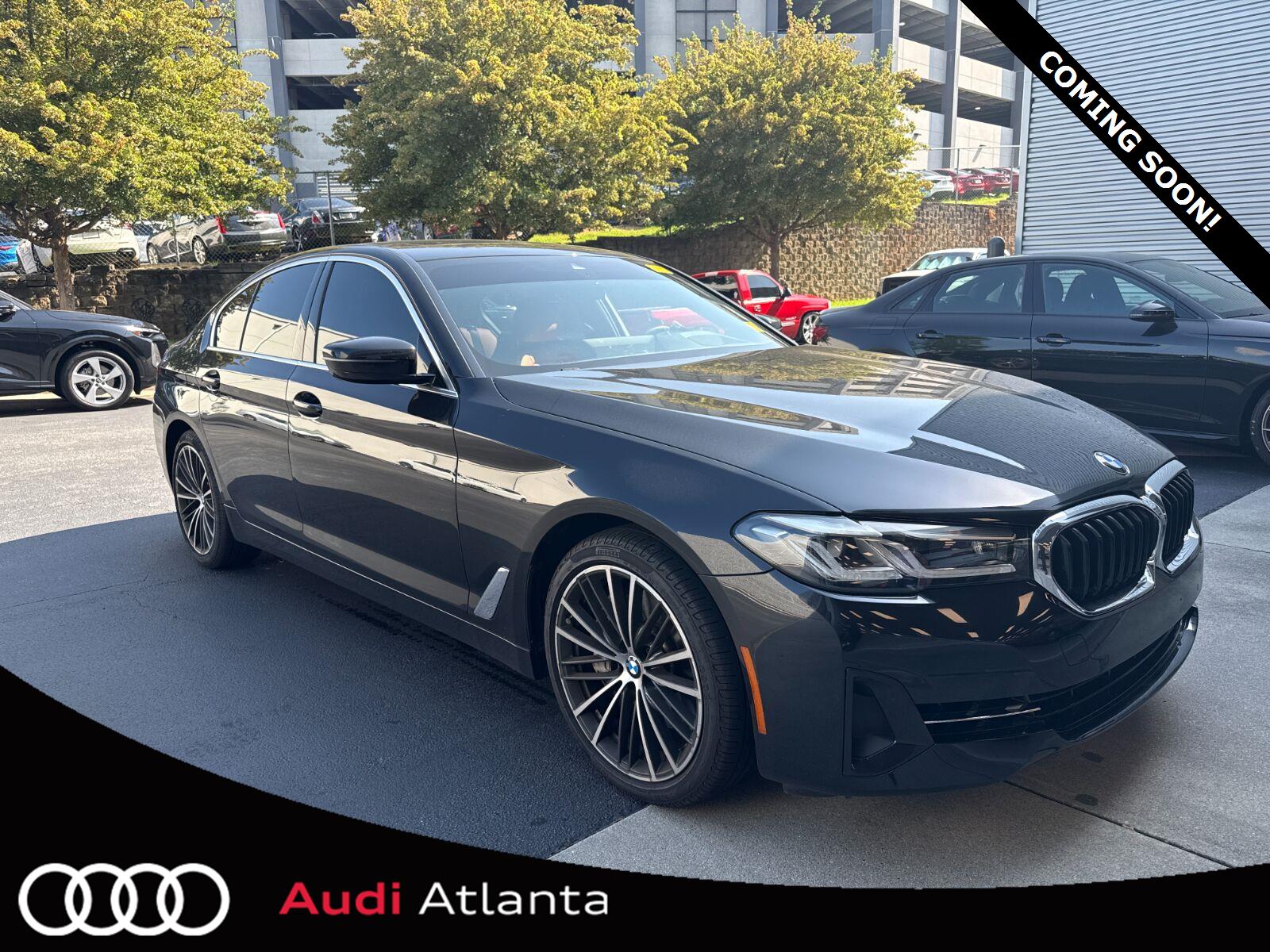 Black Sapphire Metallic 2022 BMW 5 Series Sedan Rear-Wheel Drive Automatic