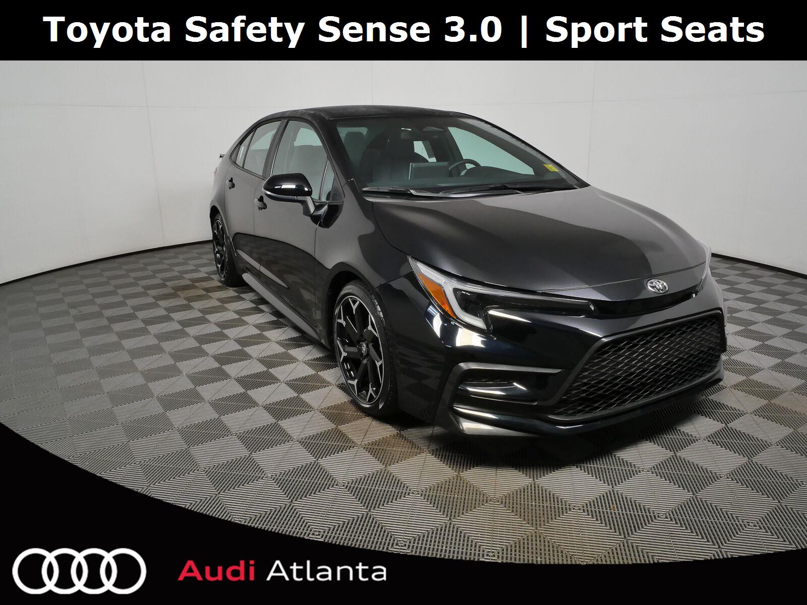 Midnight Black Metallic 2025 Toyota Corolla Sedan Front-Wheel Drive Continuously Variable Transmission