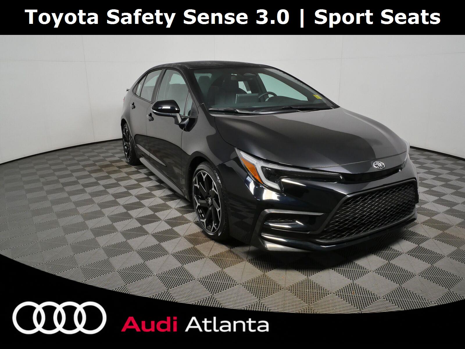 Midnight Black Metallic 2025 Toyota Corolla Sedan Front-Wheel Drive Continuously Variable Transmission