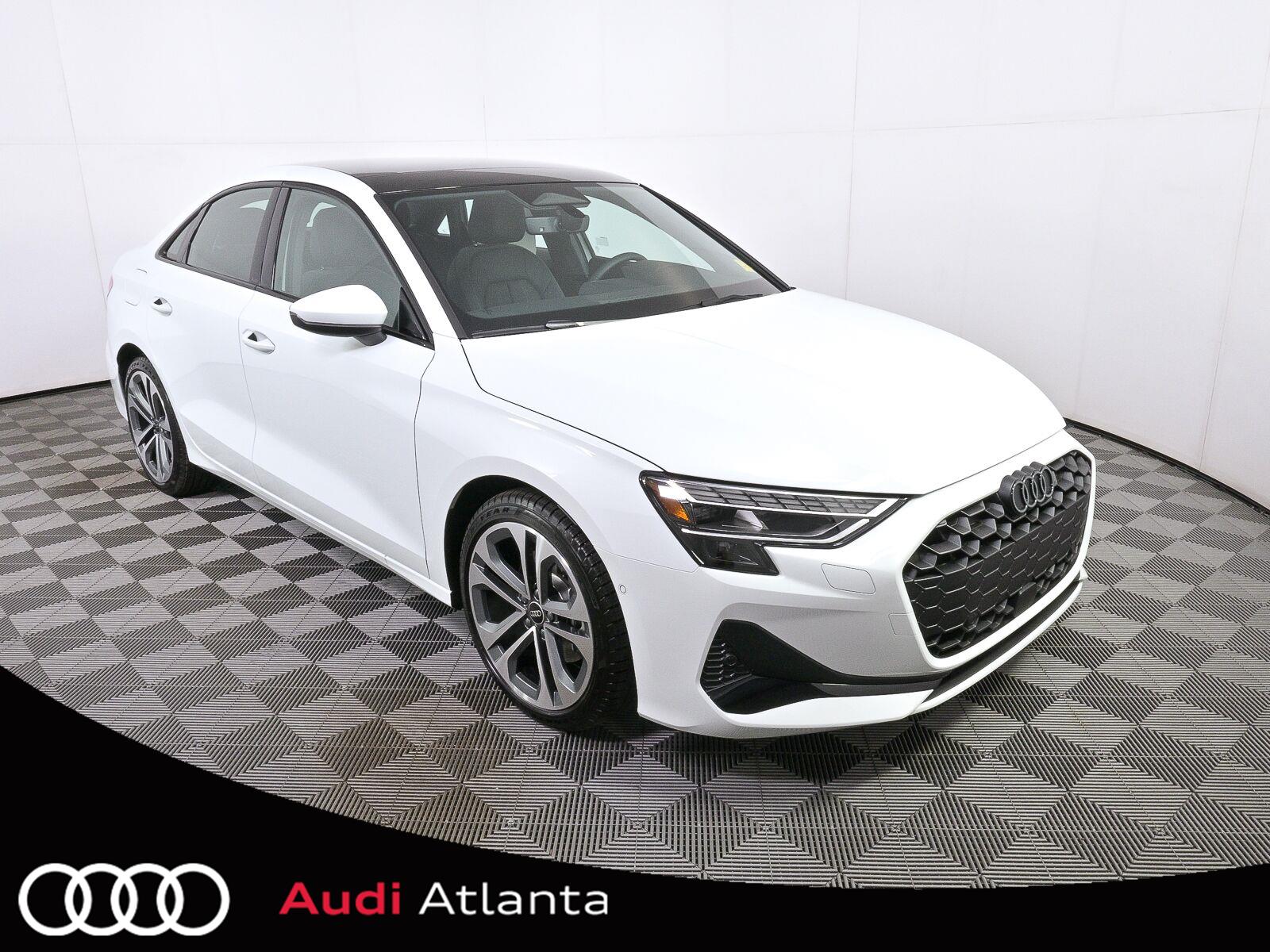 Glacier White Metallic 2026 Audi A3 Sedan All-Wheel Drive Automatic