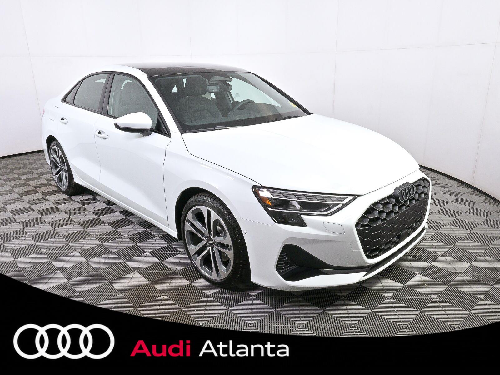 Glacier White Metallic 2026 Audi A3 Sedan All-Wheel Drive Automatic