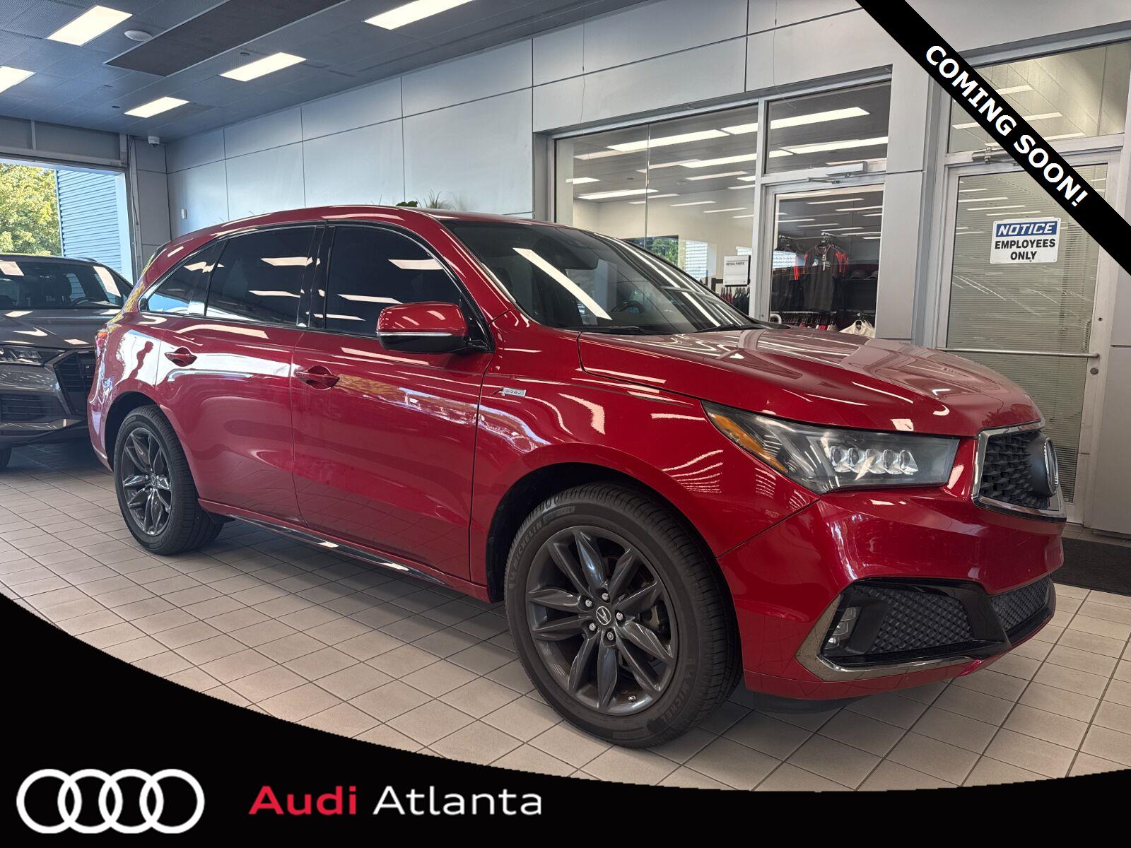 Performance Red Pearl 2020 Acura MDX SUV / Crossover All-Wheel Drive 9-Speed Automatic