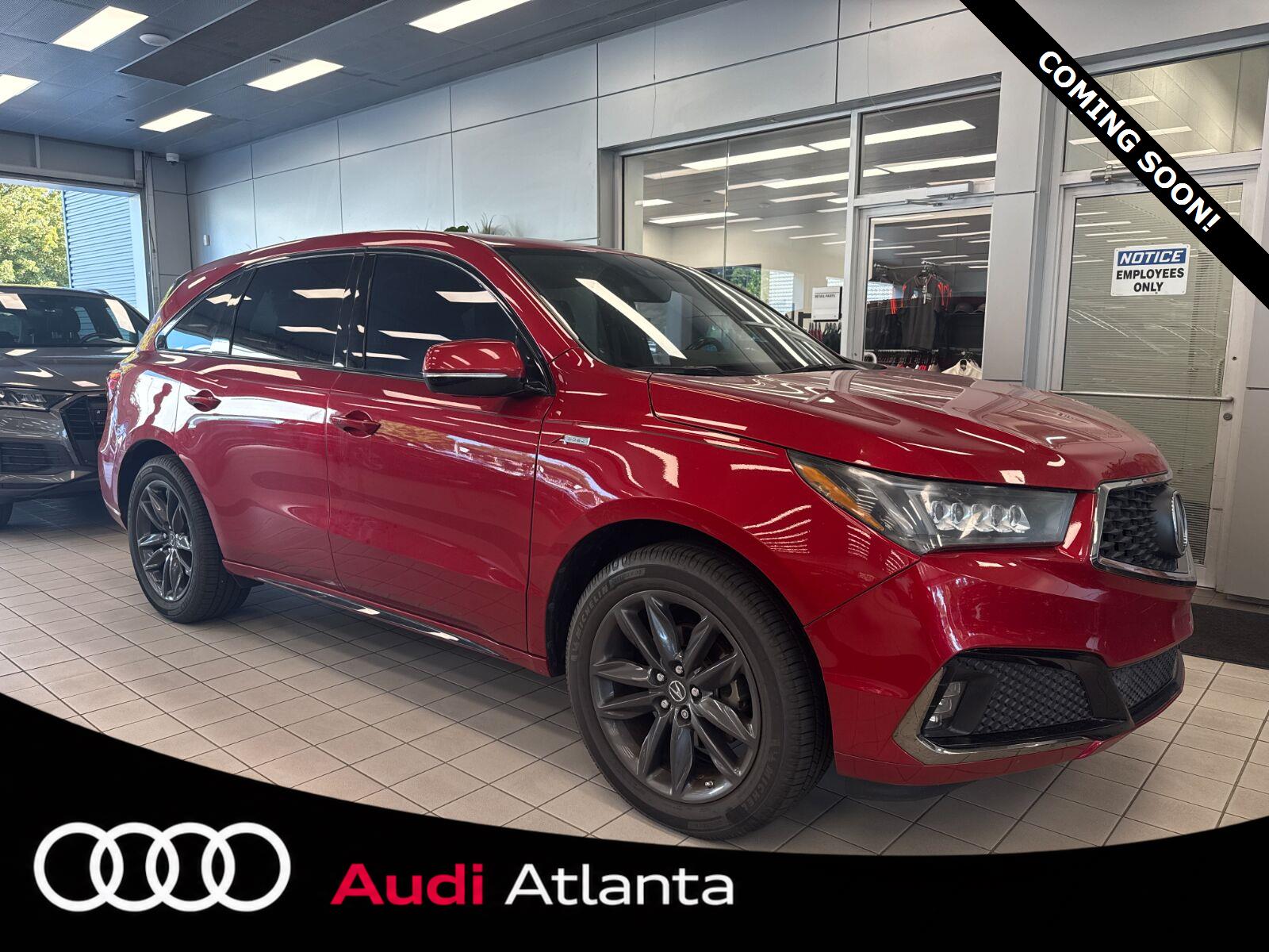 Performance Red Pearl 2020 Acura MDX SUV / Crossover All-Wheel Drive 9-Speed Automatic