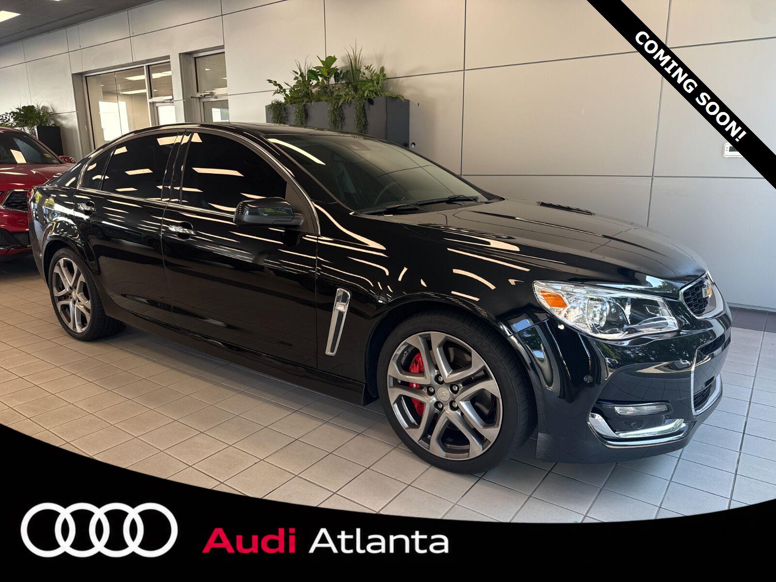 Phantom Black Metallic 2017 Chevrolet SS Sedan Rear-Wheel Drive 6-Speed Manual
