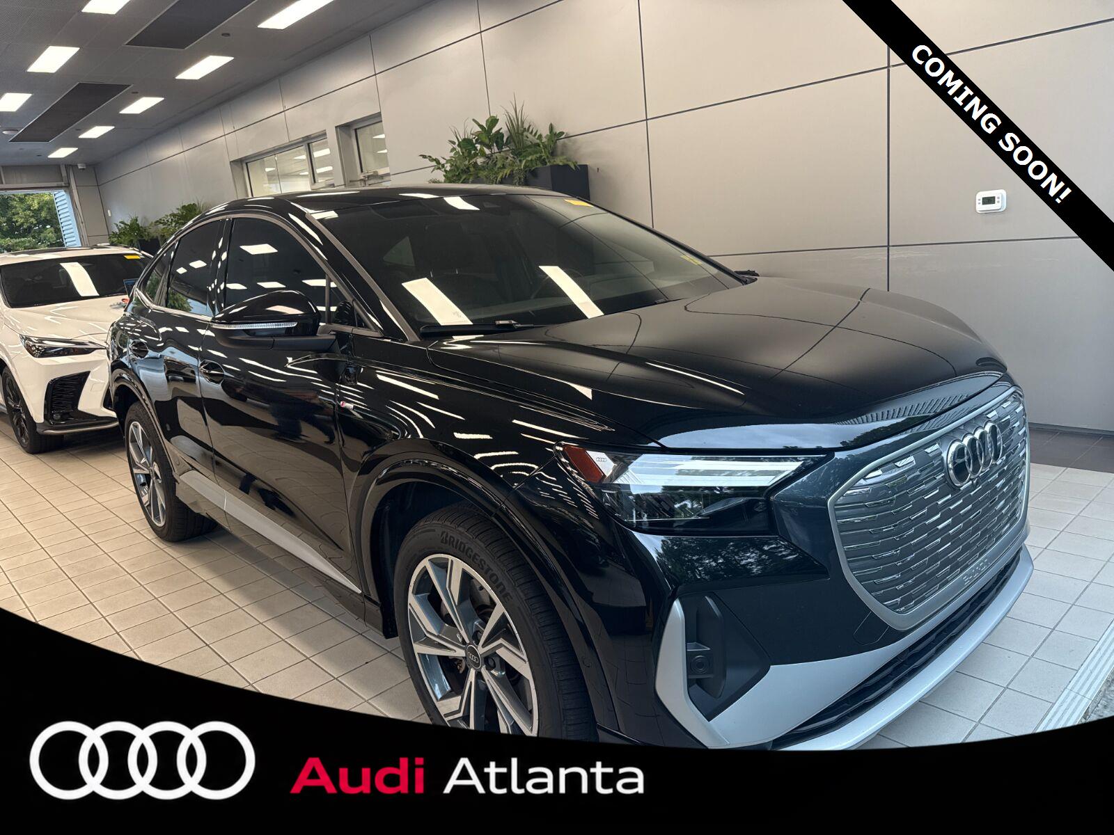 Mythos Black Metallic 2023 Audi Q4 e-tron Sportback Sedan All-Wheel Drive Automatic