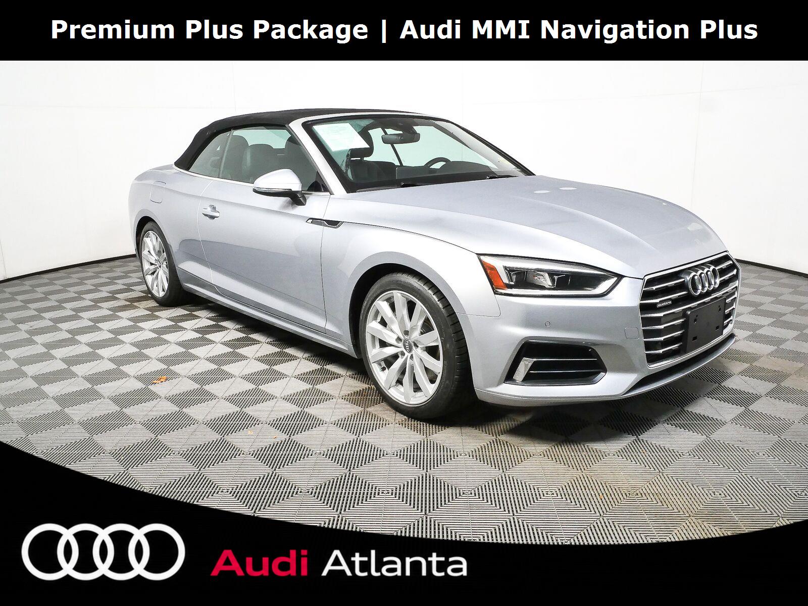  2018 Audi A5 2.0T quattro Premium Plus Cabriolet AWD   