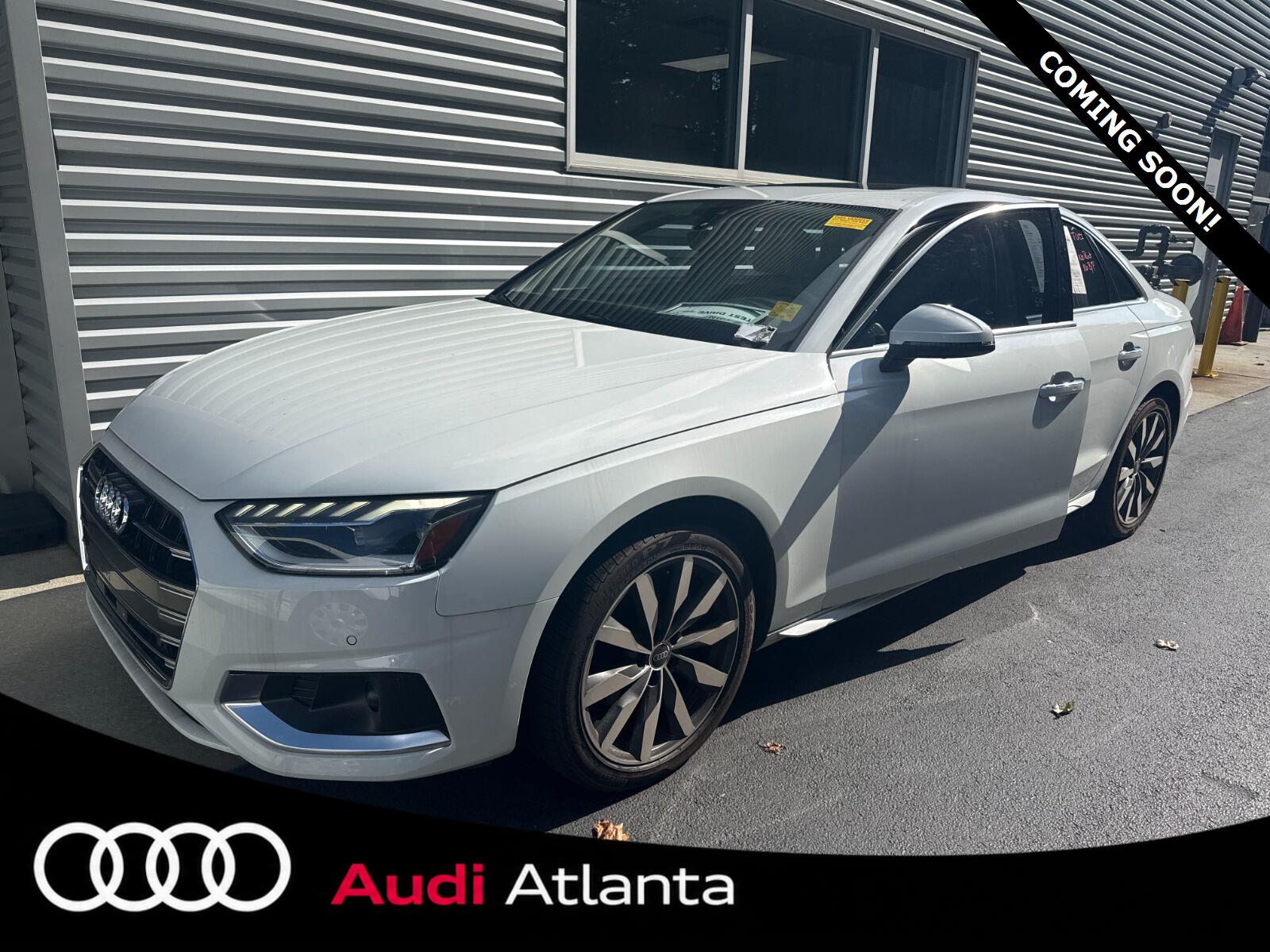 Glacier White Metallic 2021 Audi A4 Sedan All-Wheel Drive Automatic