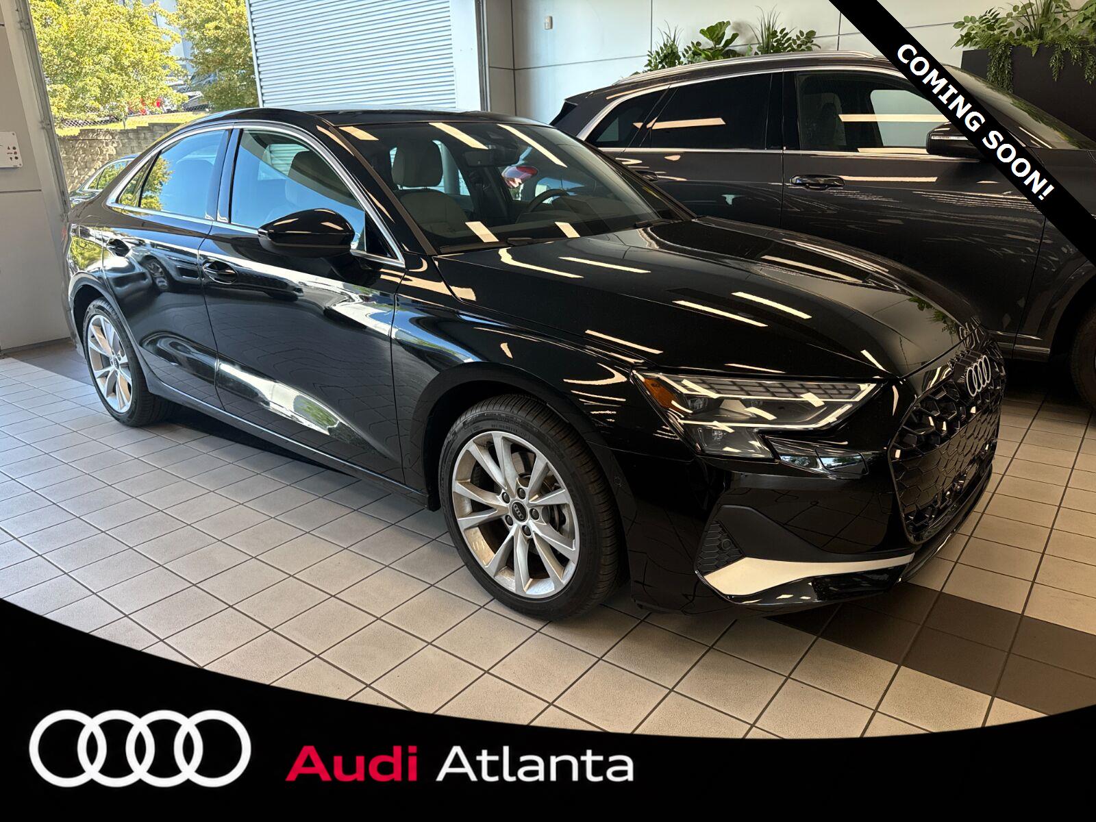 Mythos Black Metallic 2025 Audi A3 Sedan All-Wheel Drive Automatic