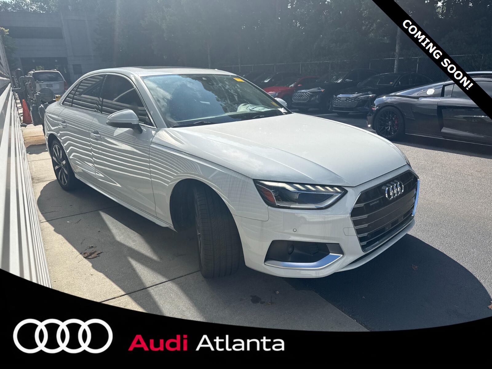 Glacier White Metallic 2021 Audi A4 Sedan All-Wheel Drive Automatic