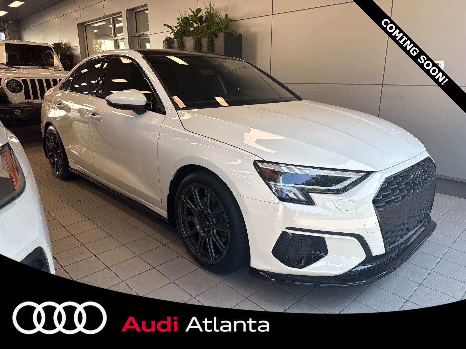 Ibis White 2024 Audi A3 Sedan All-Wheel Drive Automatic