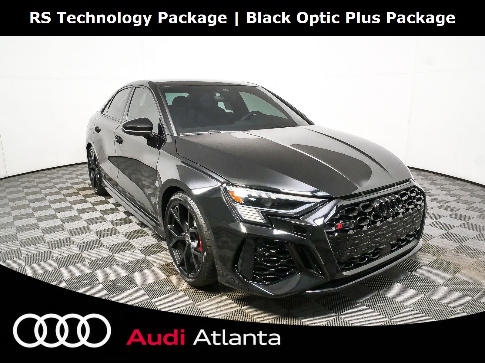 Mythos Black Metallic 2022 Audi RS 3 Sedan All-Wheel Drive Automatic