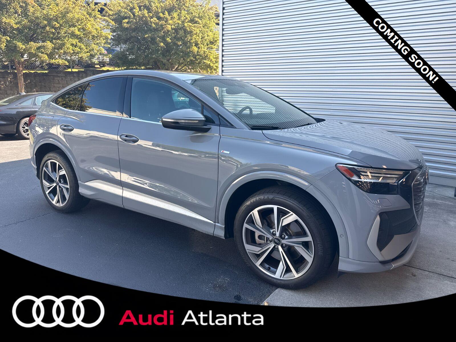 Pebble Gray 2023 Audi Q4 e-tron Sportback Sedan All-Wheel Drive Automatic