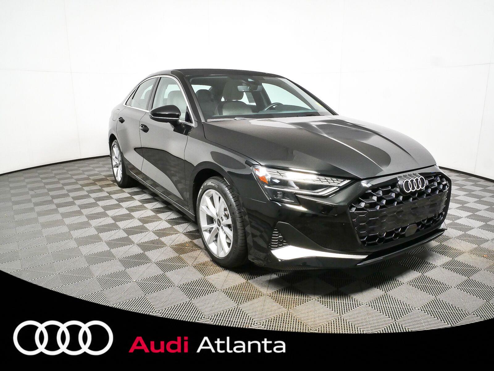 Mythos Black Metallic 2025 Audi A3 Sedan All-Wheel Drive Automatic