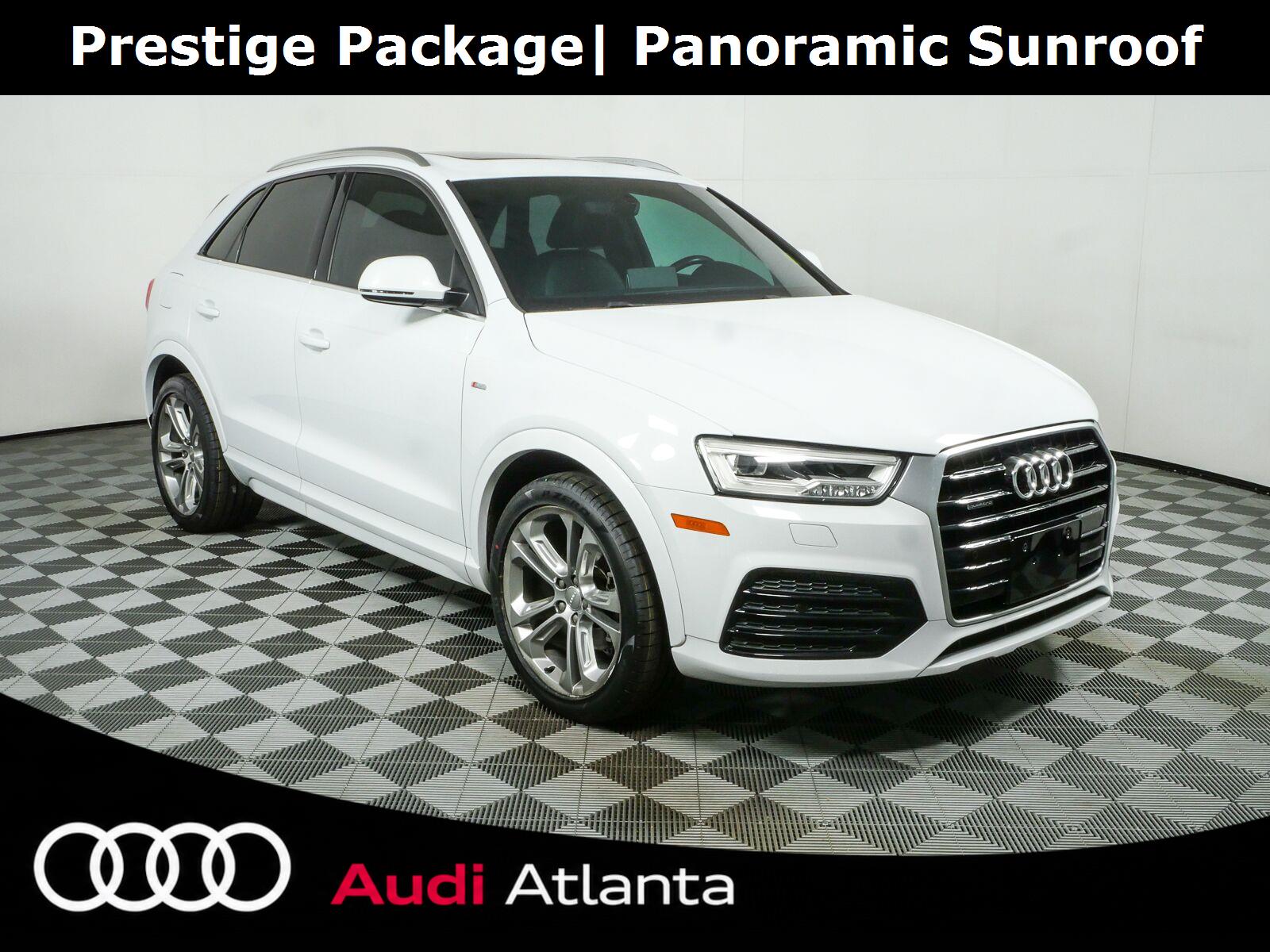 Glacier White Metallic 2017 Audi Q3 SUV / Crossover All-Wheel Drive Automatic