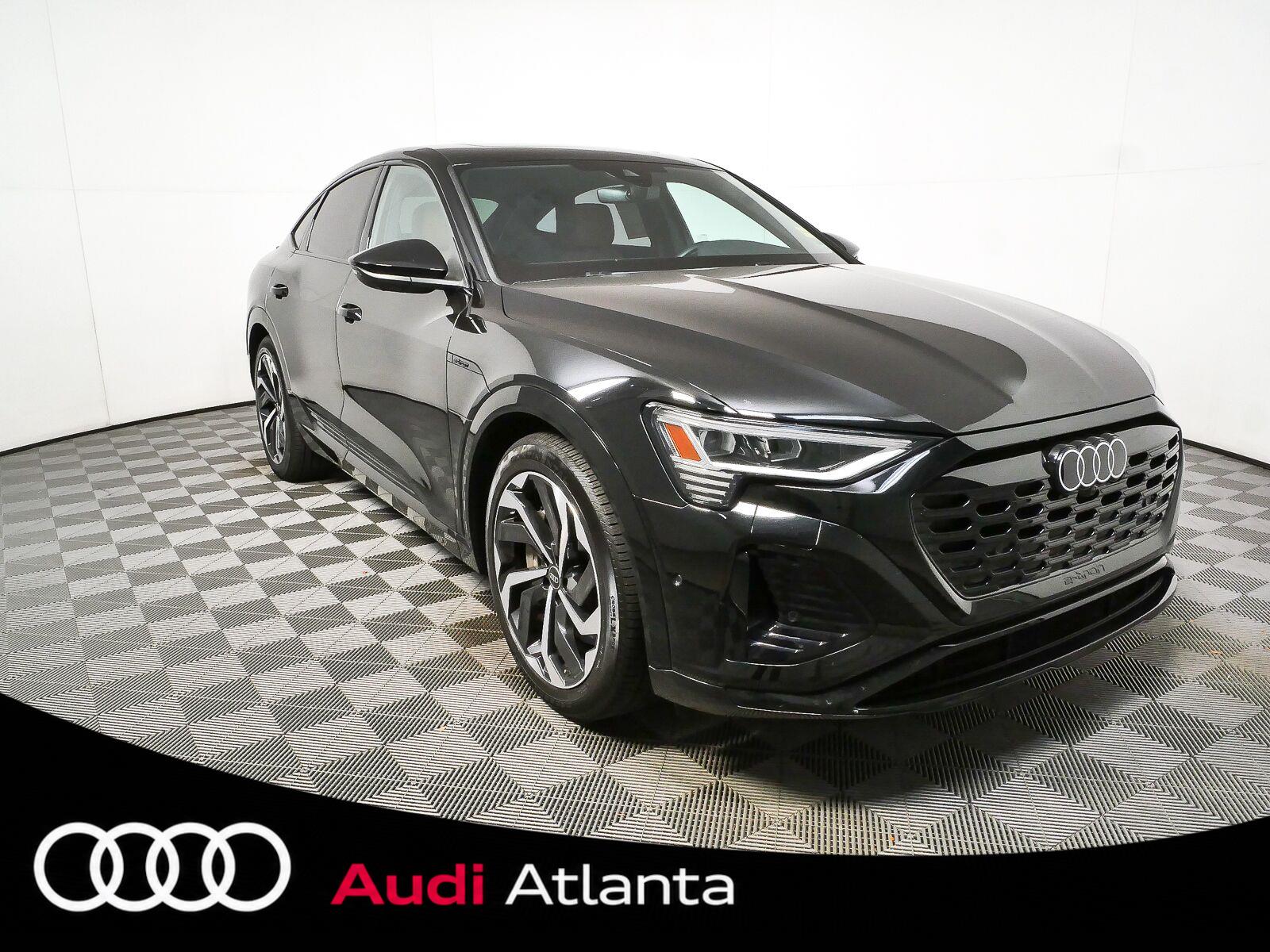 Mythos Black Metallic 2024 Audi Q8 e-tron Sportback Sedan All-Wheel Drive Automatic