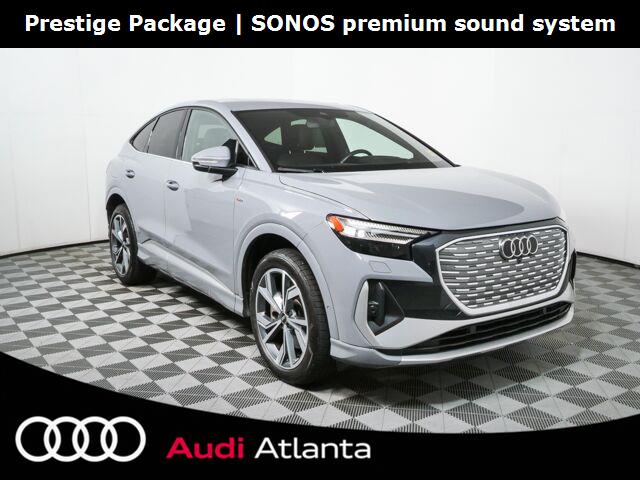 Pebble Gray 2023 Audi Q4 e-tron Sportback Sedan All-Wheel Drive Automatic