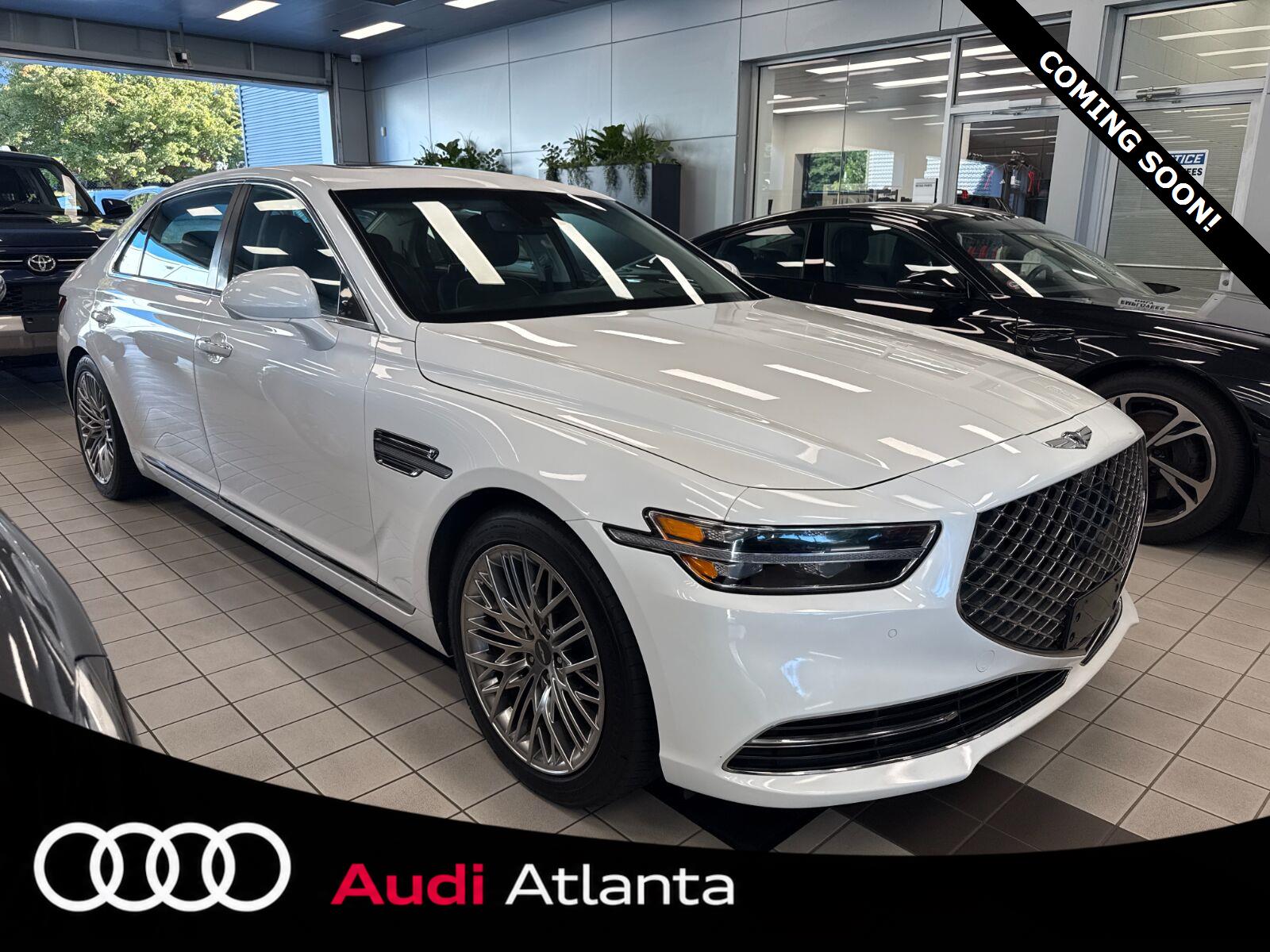 Uyuni White 2021 Genesis G90 Sedan Rear-Wheel Drive Automatic
