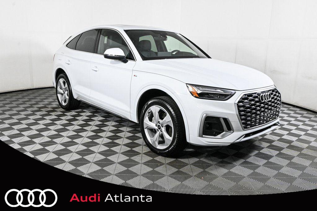 Glacier White Metallic 2025 Audi Q5 Sportback Sedan All-Wheel Drive Automatic