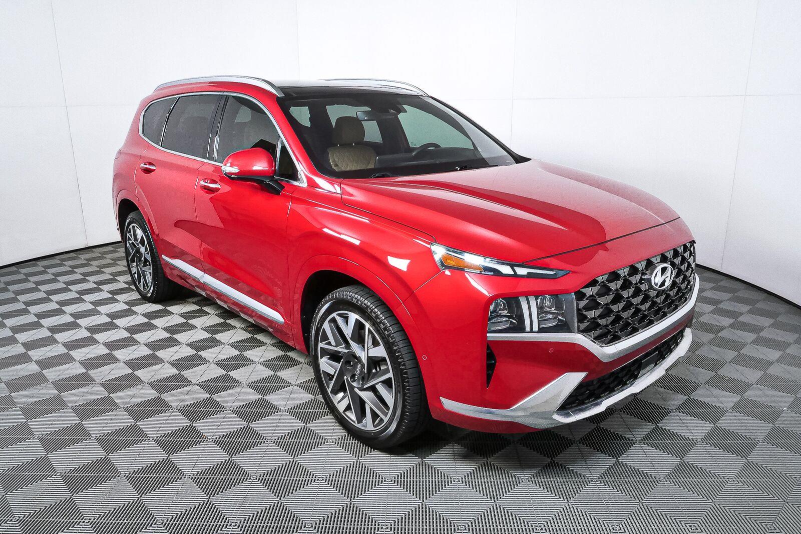 Calypso Red 2022 Hyundai Santa Fe SUV / Crossover Front-Wheel Drive Automatic