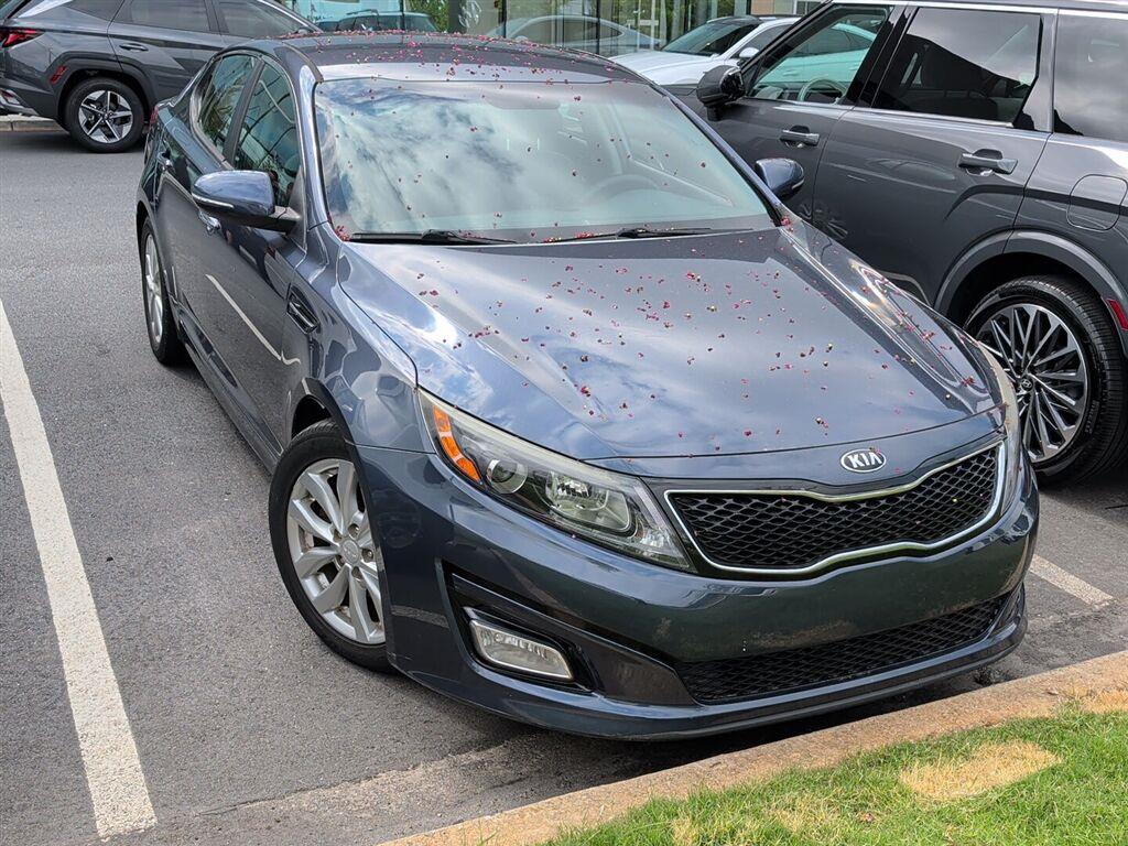 Smokey Blue 2015 Kia Optima Sedan Front-Wheel Drive 6-Speed Automatic