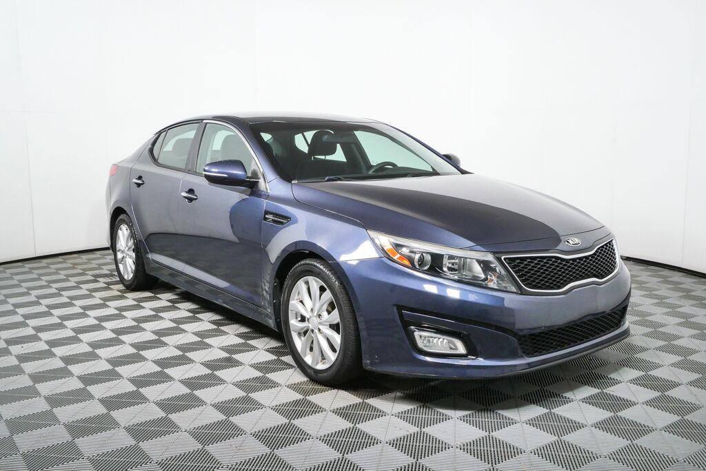 Smokey Blue 2015 Kia Optima Sedan Front-Wheel Drive 6-Speed Automatic