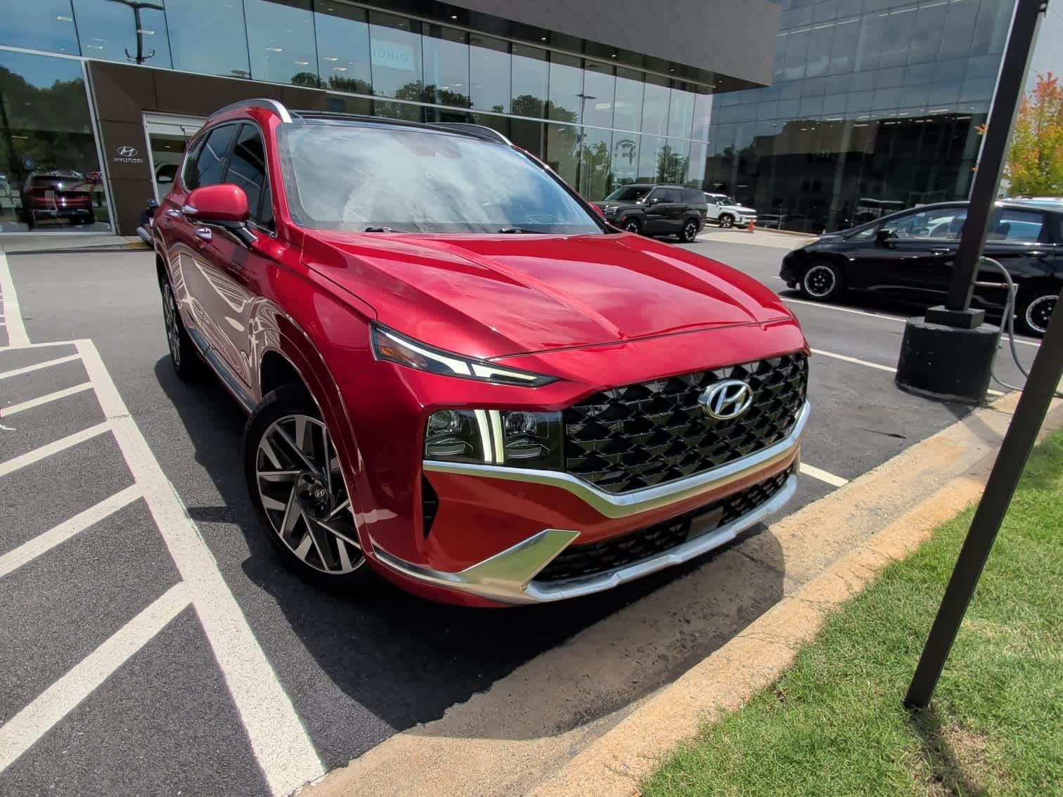 Calypso Red 2022 Hyundai Santa Fe SUV / Crossover Front-Wheel Drive Automatic