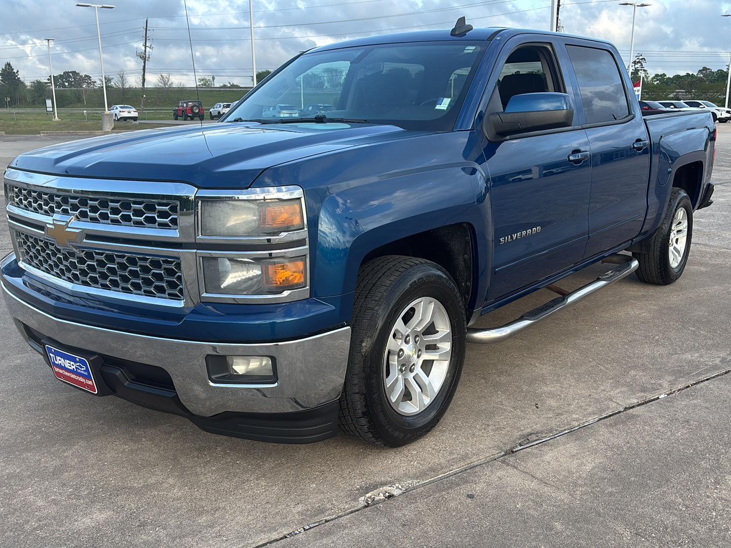 Deep Ocean Blue Metallic 2015 Chevrolet Silverado 1500 LT Crew Cab RWD Pickup Truck 4X2 6-Speed Automatic