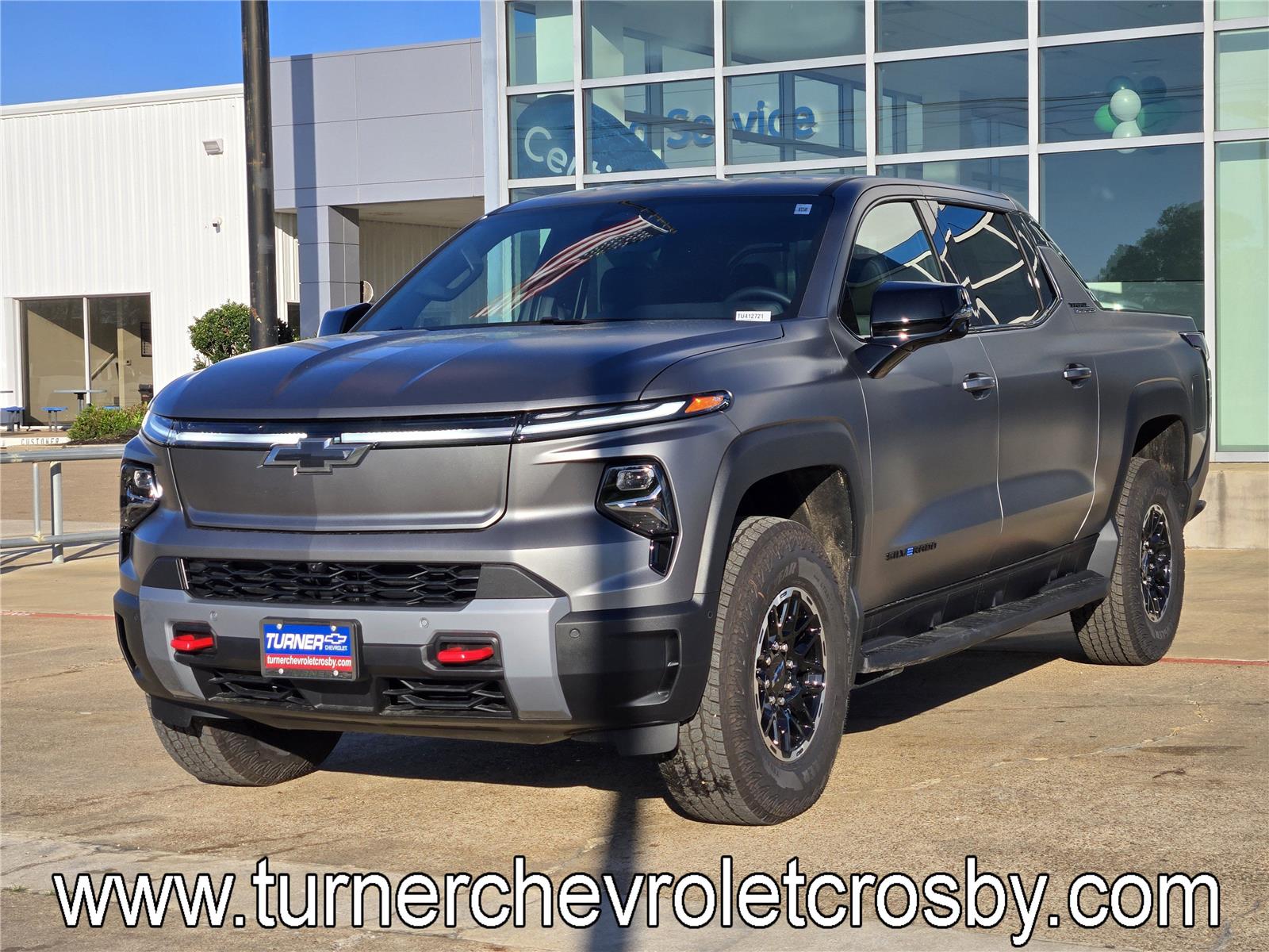 Magnus Gray Matte Metallic 2026 Chevrolet Silverado EV Trail Boss Crew Cab (Extended Range) e4WD Pickup Truck All-Wheel Drive Automatic