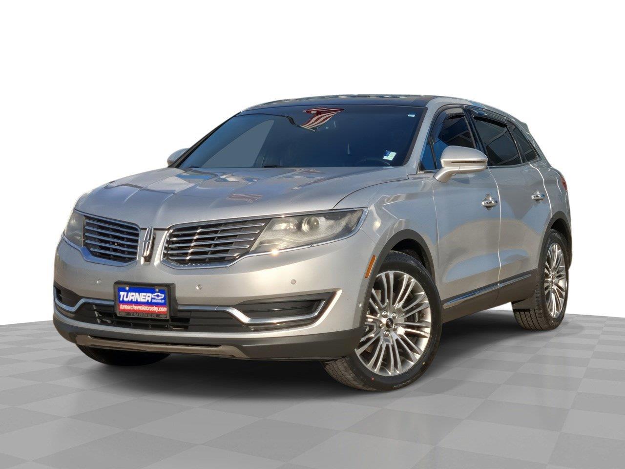 Ingot Silver Metallic 2016 Lincoln MKX Reserve FWD SUV / Crossover Front-Wheel Drive 6-Speed Automatic
