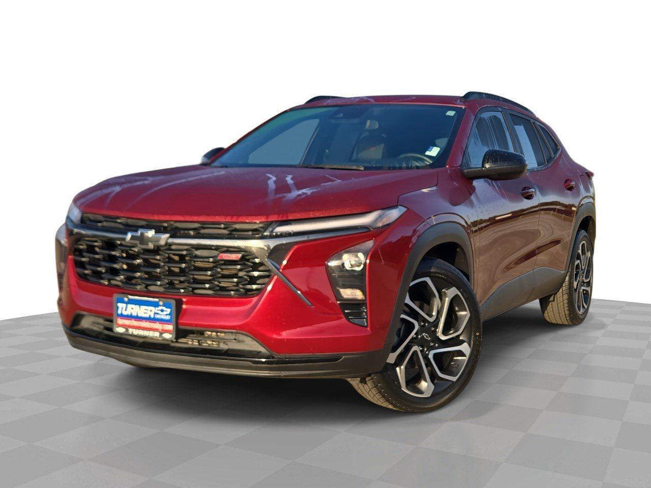 Red (Crimson Metallic) 2025 Chevrolet Trax RS with 2RS FWD SUV / Crossover Front-Wheel Drive 6-Speed Automatic