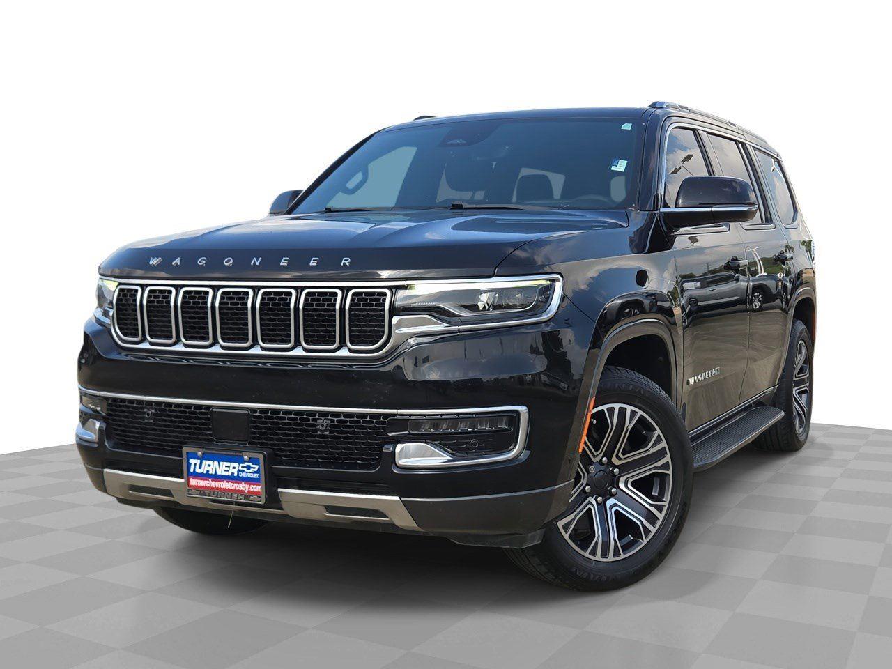 Diamond Black Crystal Pearlcoat 2022 Jeep Wagoneer SUV / Crossover 4X2 8-Speed Automatic