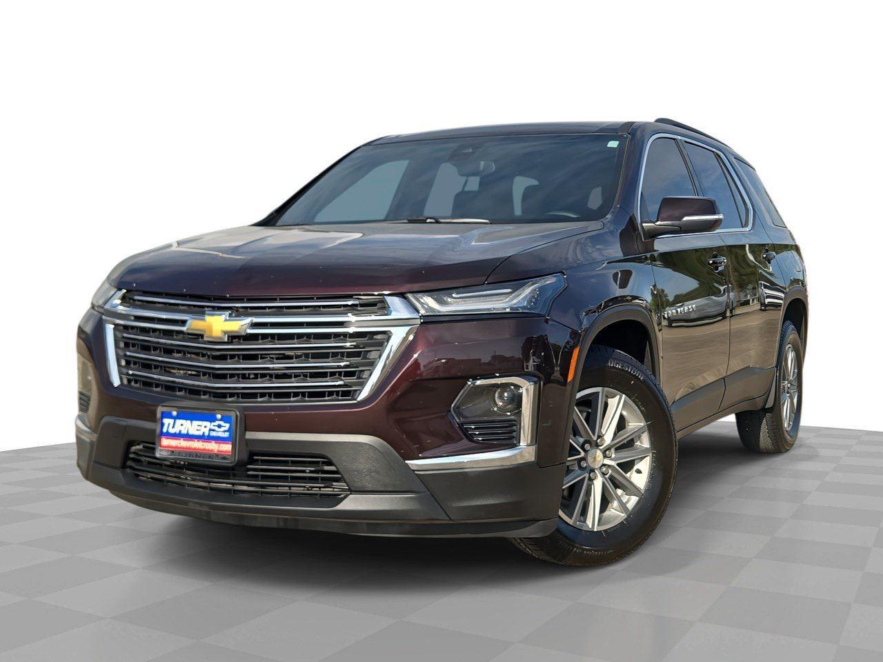 Black Cherry Metallic 2023 Chevrolet Traverse SUV / Crossover Front-Wheel Drive 9-Speed Automatic