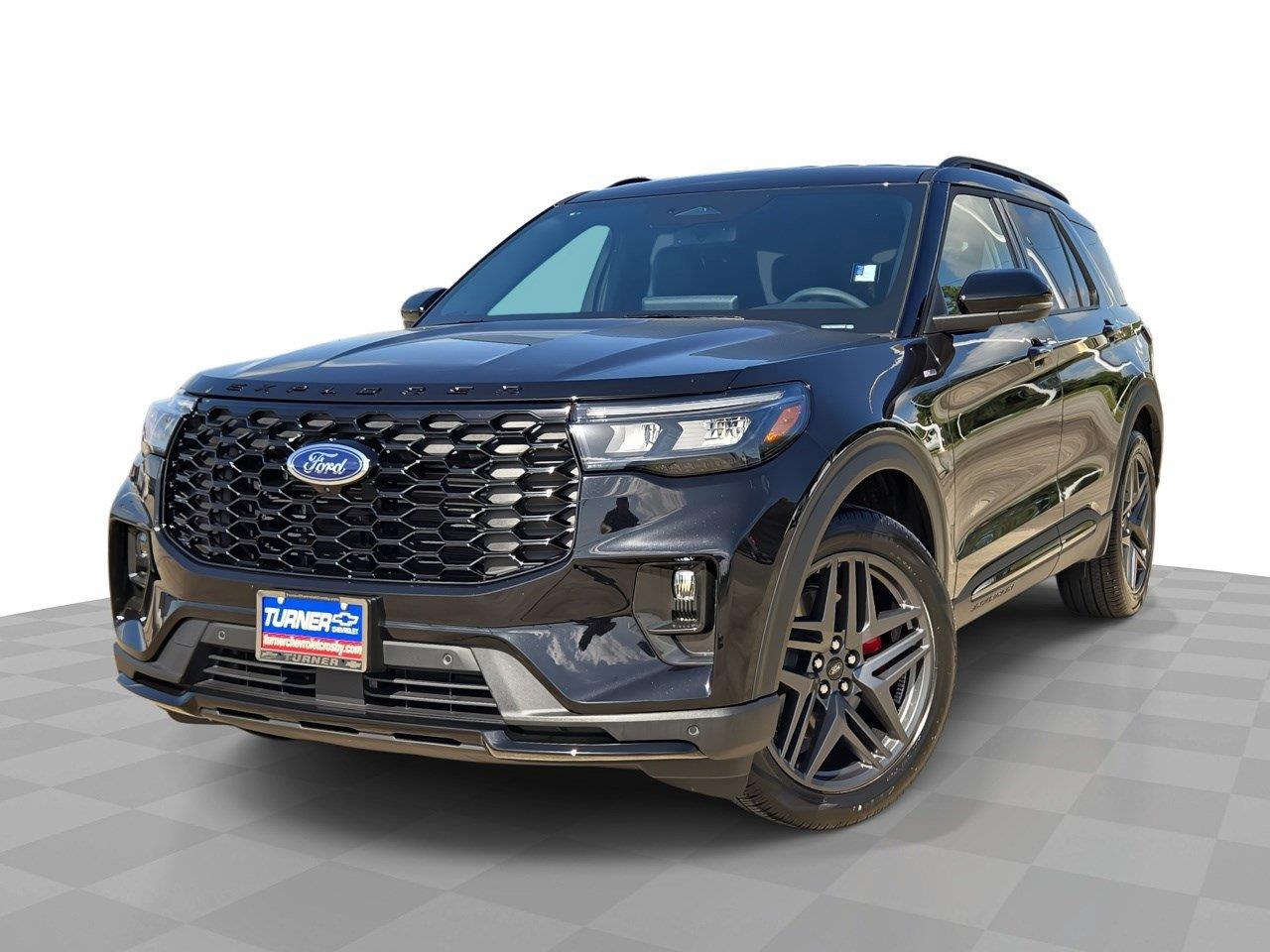 Agate Black Metallic 2026 Ford Explorer SUV / Crossover Rear-Wheel Drive Automatic
