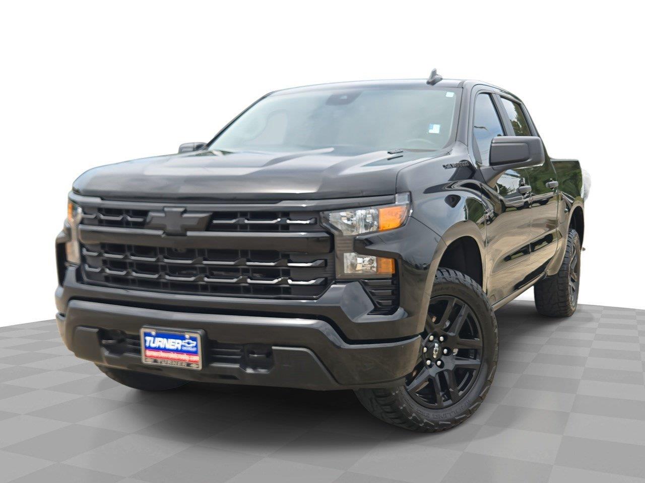 Black 2025 Chevrolet Silverado 1500 Pickup Truck 4X2 8-Speed Automatic
